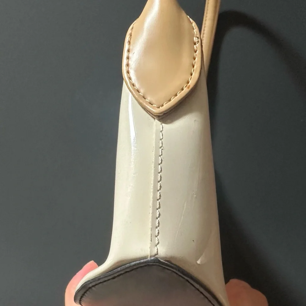 Beijo Cream and Tan Shoulder Bag - Picture 6 of 11
